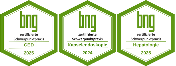 Zertifikat BNG für CED und Kapselendoskopie
